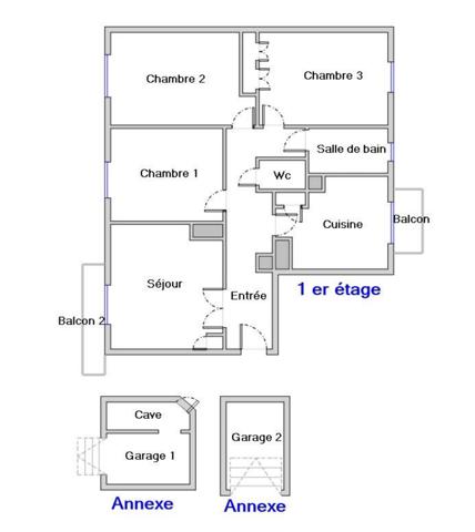 Appartement 4 pièces - 77 m² Exclusivité efficity