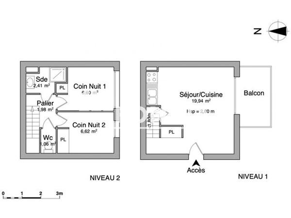 Location Appartement 3 pièces 38.58 m² - 4 RUE DE LA SOLE La Rochelle 17000