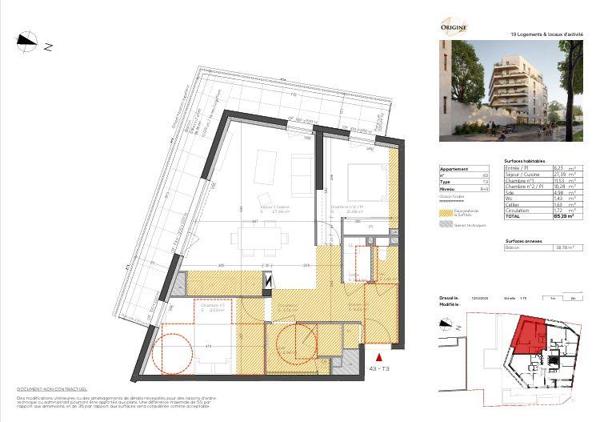 Appartement à vendre 3 pièces 65 m² Vannes