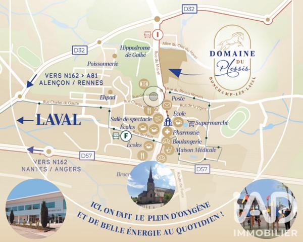 Terrain à vendre 606 m² Bonchamp-lès-Laval