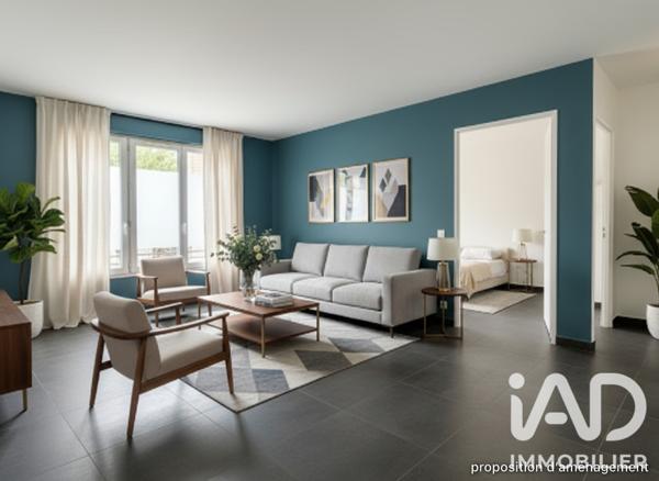 Appartement à vendre 2 pièces 43,04 m² Bourg-la-Reine