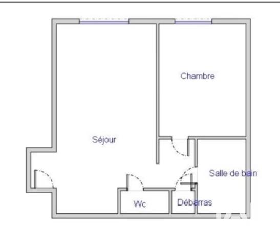 Appartement à vendre 2 pièces 43,04 m² Bourg-la-Reine