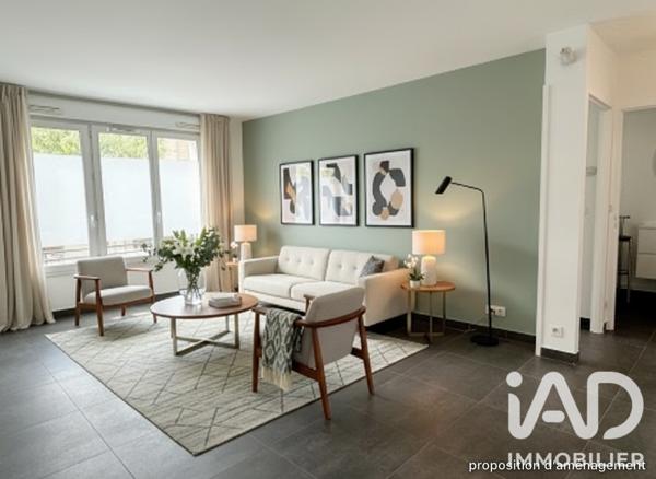 Appartement à vendre 2 pièces 43,04 m² Bourg-la-Reine
