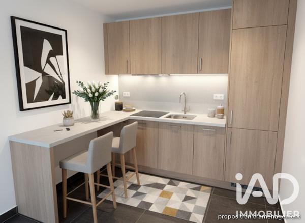 Appartement à vendre 2 pièces 43,04 m² Bourg-la-Reine