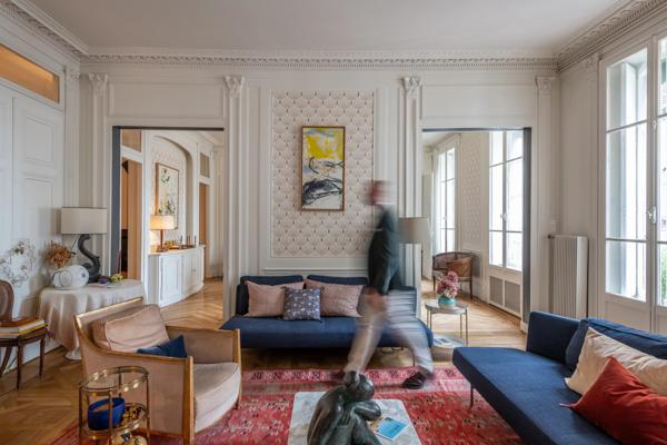 Lyon 2 - Appartement familial de 276 m² - 5 chambres - Étage élevé - Garage