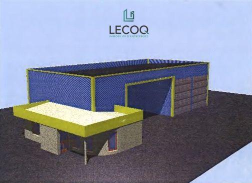 Local d'activité et grand stockage extérieur à MAYENNE