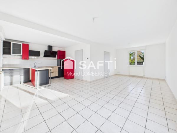 RIGNY – Pavillon 82 m² –  terrain clos 705 m²