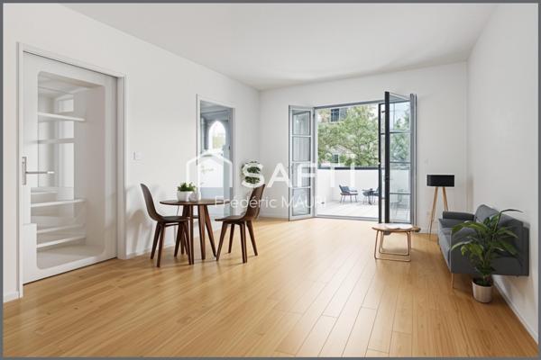 2 pièces avec loggia, calme & charme à Courbevoie