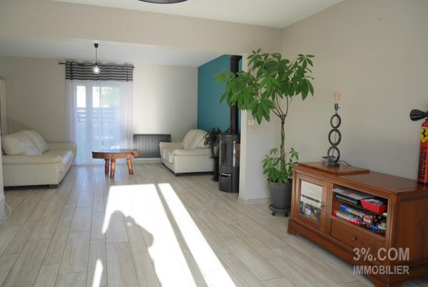 MAISON NON MITOYENNE À ÉTAGE DE 108 m² AU CALME EN IMPASSE, 3 CHAMBRES, JARDIN CLOS DE 613 m²  Les Sorinières (44840)