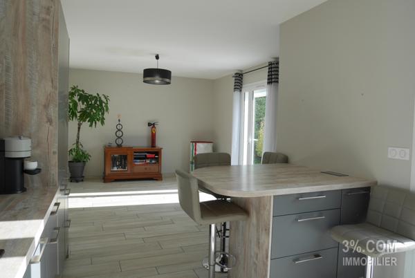 MAISON NON MITOYENNE À ÉTAGE DE 108 m² AU CALME EN IMPASSE, 3 CHAMBRES, JARDIN CLOS DE 613 m²  Les Sorinières (44840)