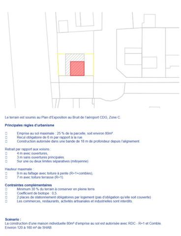 Terrain Goussainville 320 m2