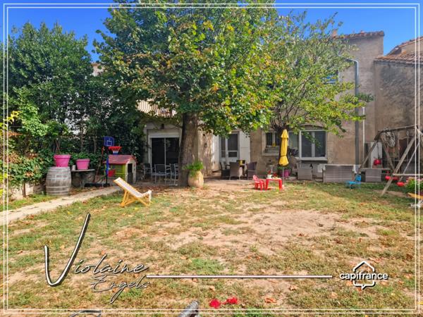 Azille – Maison bourgeoise rénovée de 259 m² avec jardin et garage – cachet, volumes et performance énergétique