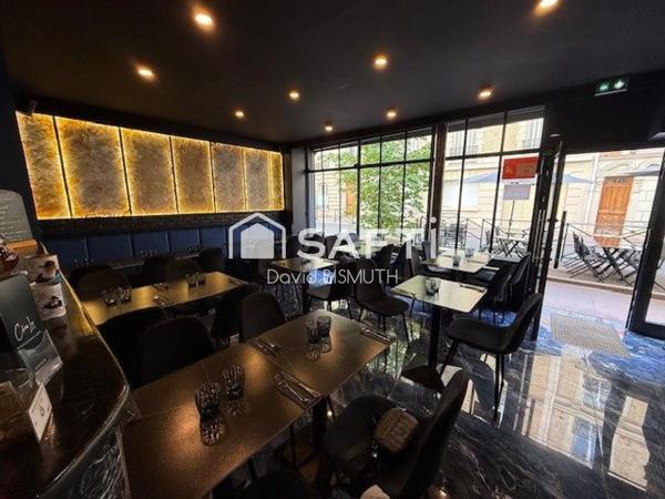 RESTAURANT SUR LEVALLOIS CENTRE AVEC UNE SURFACE DE 60 M2 POUR 50 COUVERTS DONT UNE TERRASSE DE 20 PLACES EXTRACTION DE 400