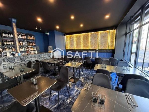 RESTAURANT SUR LEVALLOIS CENTRE AVEC UNE SURFACE DE 60 M2 POUR 50 COUVERTS DONT UNE TERRASSE DE 20 PLACES EXTRACTION DE 400
