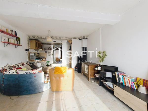 Maison mitoyenne de 75m² avec 2 chambres