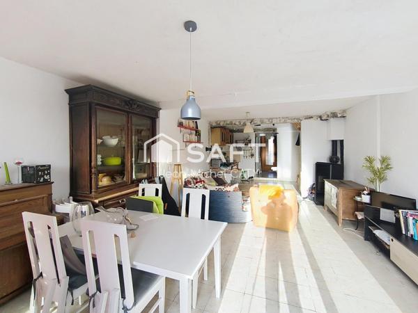 Maison mitoyenne de 75m² avec 2 chambres