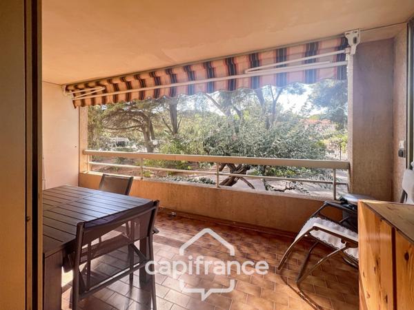 Dpt Var (83), à vendre appartement T2 au port - au clame - Terrasse couverte de 12m².