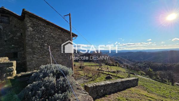 Propriété de caractère en pierre à Vals-les-Bains