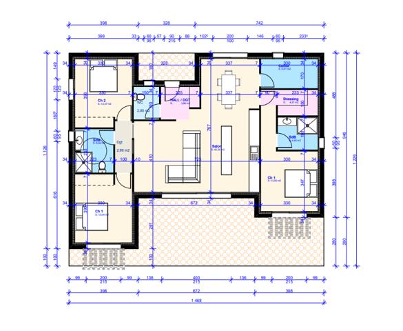 Venzolasca (20215) Vente de Villas Neuves de Type T4 en VEFA à Venzolasca