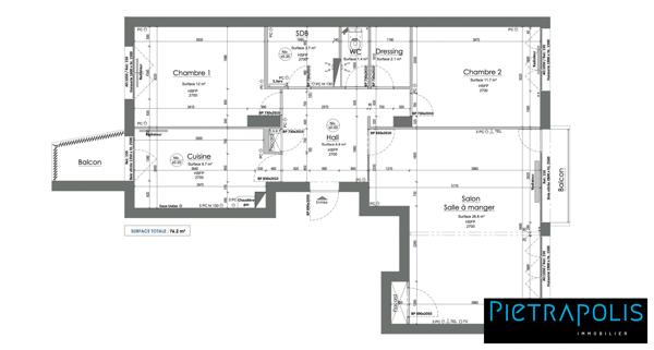 Lumineux T3 traversant à deux pas de la place Ambroise Courtois