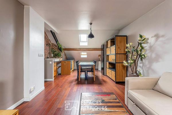 Appartement rénové en dernier étage