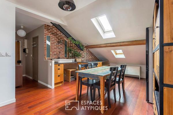 Appartement rénové en dernier étage