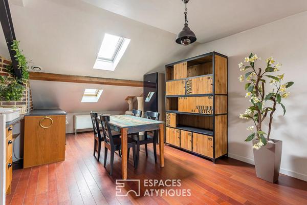 Appartement rénové en dernier étage