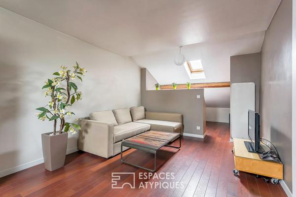 Appartement rénové en dernier étage