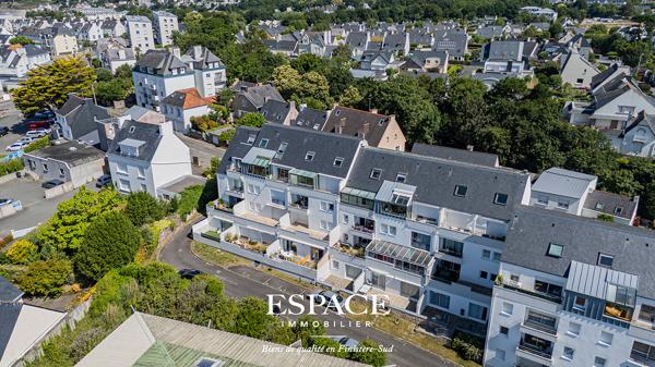 Concarneau appartement de 81 m2 avec terrasse, garage et cave