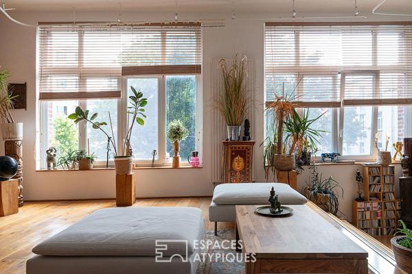 Loft lumineux dans une ancienne manufacture industrielle