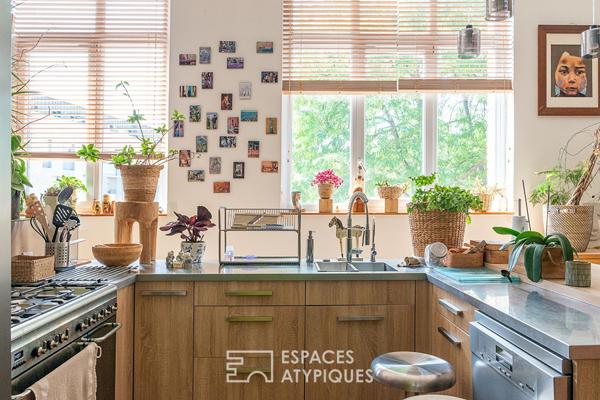 Loft lumineux dans une ancienne manufacture industrielle