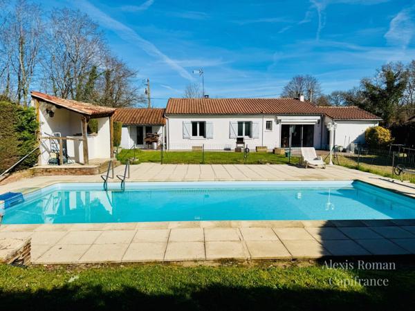 Maison 128 m² avec piscine et grange de 100 m2 – 3 800 m² de terrain
