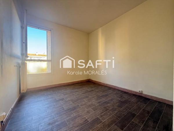 PERPIGNAN, APPT T4 AVEC BALCON DANS RESIDENCE AVEC STATIONNEMENTS