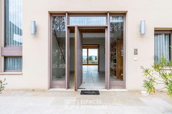 Maison d’architecte avec piscine