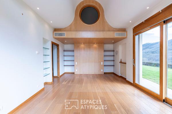 Maison d’architecte avec piscine