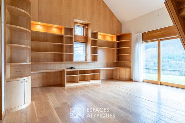 Maison d’architecte avec piscine