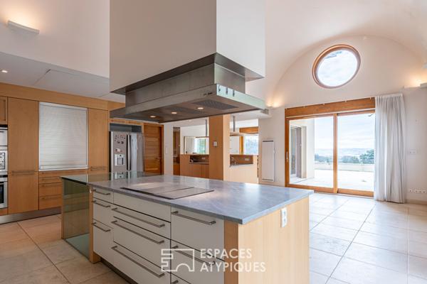 Maison d’architecte avec piscine