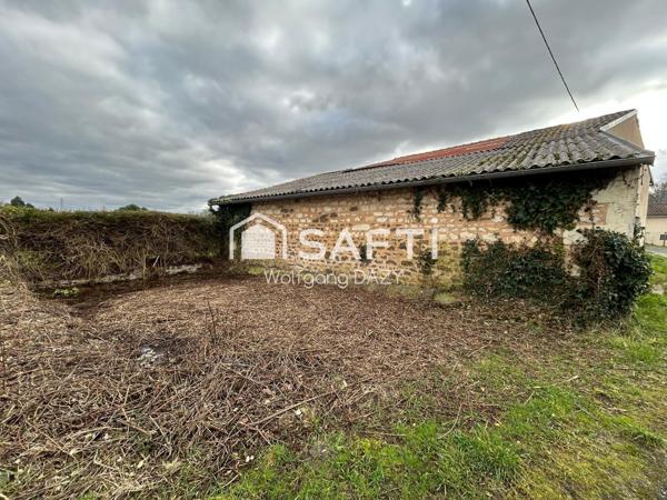 Grange en pierre sur terrain constructible
