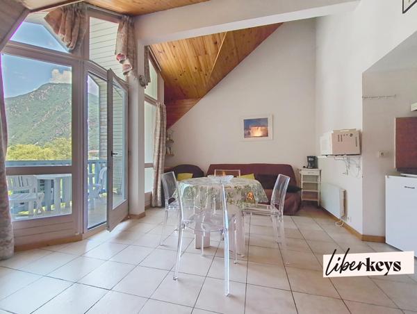 Très bel appartement avec une superbe vue sur le parc thermal de La Léchère ! 