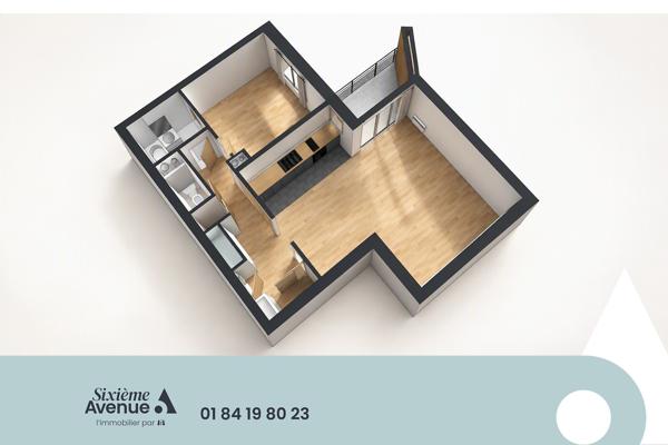 Appartement 2 pièces 56 m2