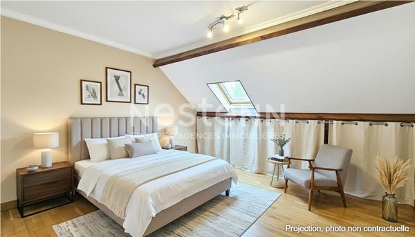 A vendre à MORANGIS: Maison 109 m² - Séjour 42 m² plein sud - 3 Chambres - Garage - DPE C