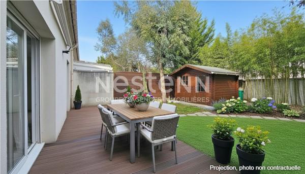 A vendre à MORANGIS: Maison 109 m² - Séjour 42 m² plein sud - 3 Chambres - Garage - DPE C