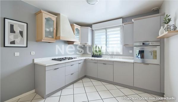 A vendre à MORANGIS: Maison 109 m² - Séjour 42 m² plein sud - 3 Chambres - Garage - DPE C