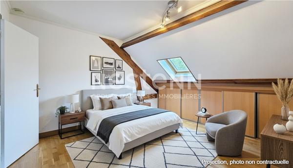 A vendre à MORANGIS: Maison 109 m² - Séjour 42 m² plein sud - 3 Chambres - Garage - DPE C