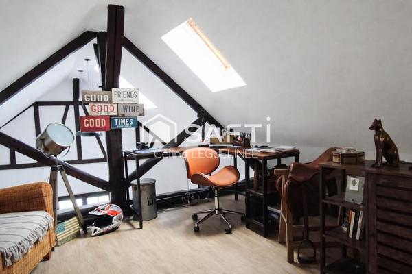 Maison ancienne pleine de charme – vie de plain-pied – 10 min de Houdan