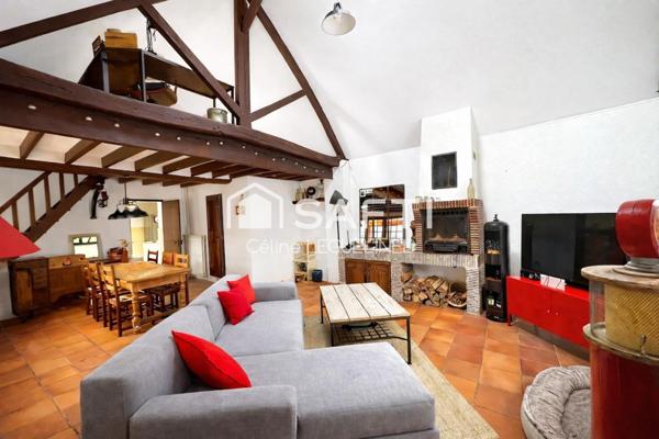 Maison ancienne pleine de charme – vie de plain-pied – 10 min de Houdan