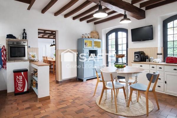 Maison ancienne pleine de charme – vie de plain-pied – 10 min de Houdan