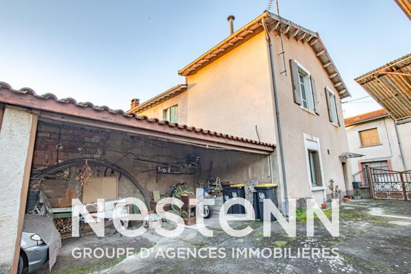 A Carmaux, à proximité du centre-ville, maison mitoyenne de 4 pièces avec fort potentiel de rénovation