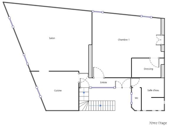Appartement à vendre 3 pièces 89,31 m² Libourne