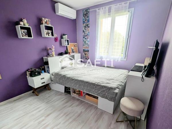 Maison 95 m² 3 chambres, garage, terrain.